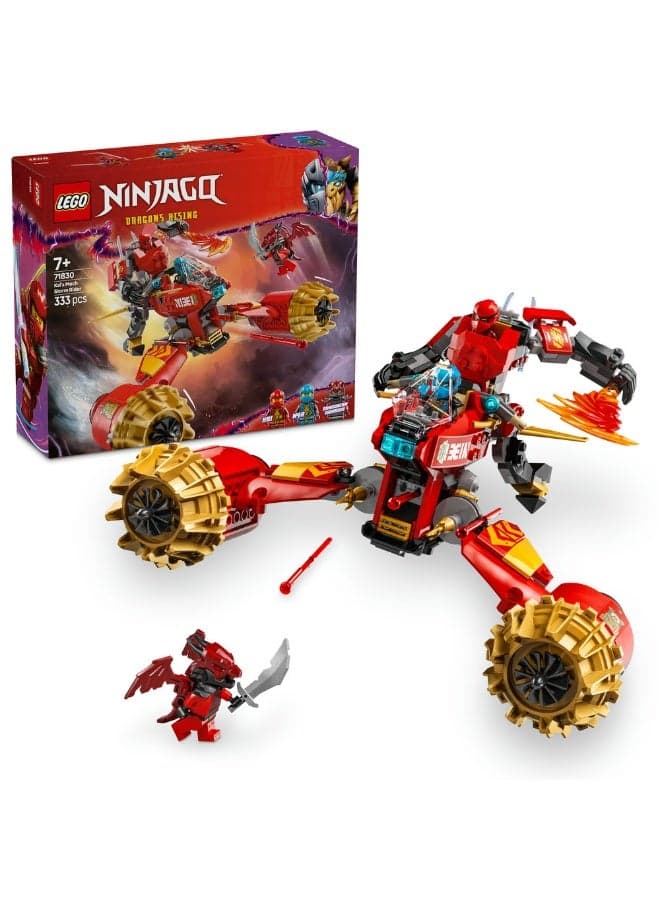 NINJAGO Kai’s Mech Storm Rider 2in1 Ninja Toy Set 71830 (Age 7+, 333 Pieces)