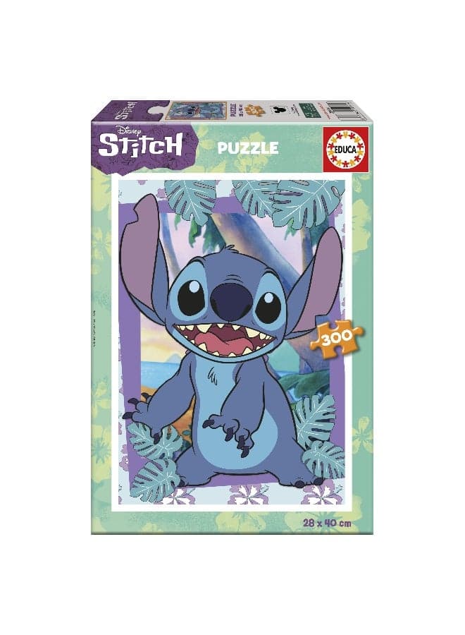 Children's Puzzle with 300 pieces. Disney Stitch | Assembled dimensions: 40 x 28 cm. Consists of large, perfectly crafted pieces. Recommended + 6 years (20144)