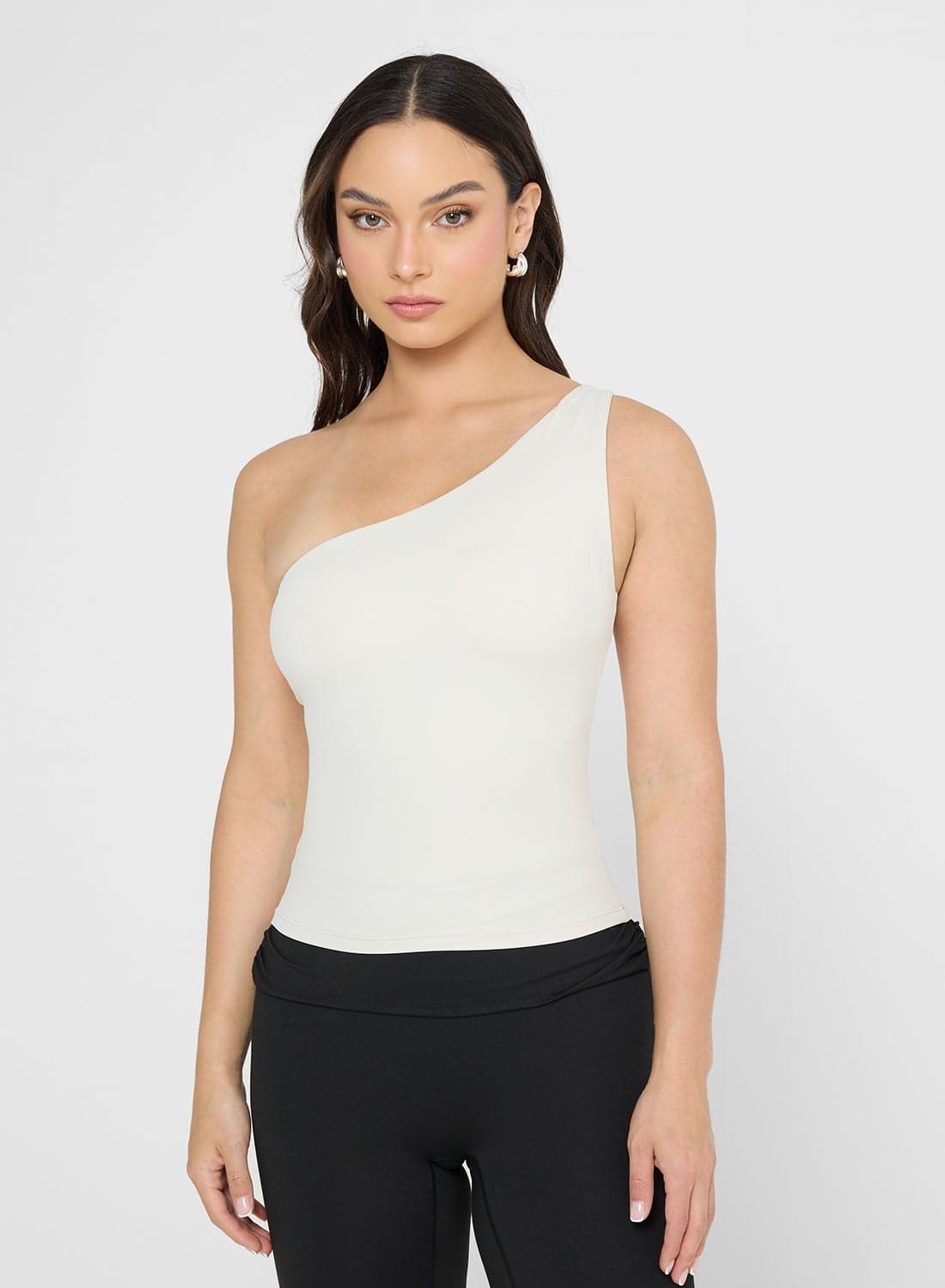 One Shoulder Seamless Top