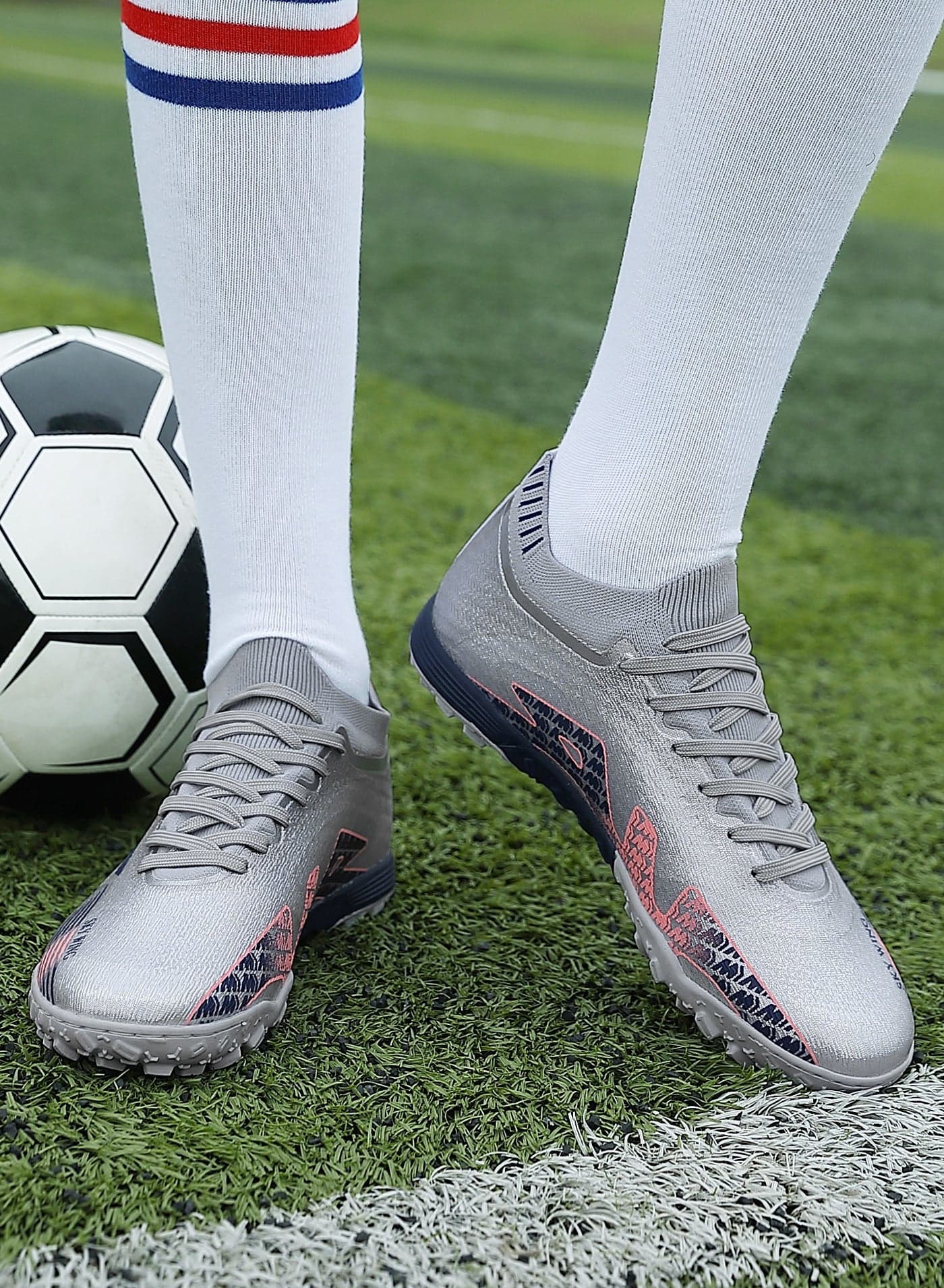 SKY WING Soccer Shoes For Men and Women Cleats ProfessionalTraining Unisex Football Shoes Indoor Outdoor Breathable Sneakers