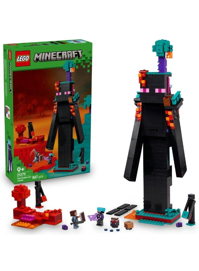 Minecraft The Enderman Tower Toy With Figures 21279 (Age 9+, 867 Pieces)