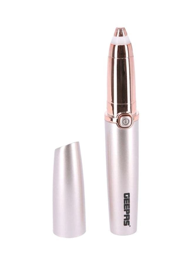 Eyebrow Trimmer- GLS86040, Ergonomic Design With Precision Tip And Comfortable Grip, Equipped Built-In Light Indicator Rose Gold