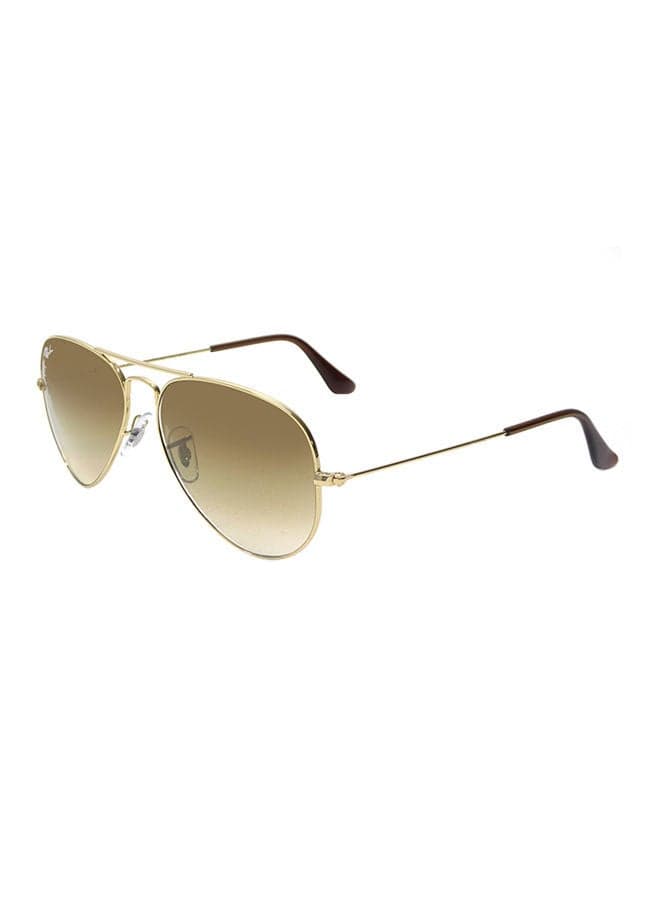 Unisex Full Rim Pilot Sunglasses - RB3025 001/51 58 - Lens Size: 58 mm - Gold