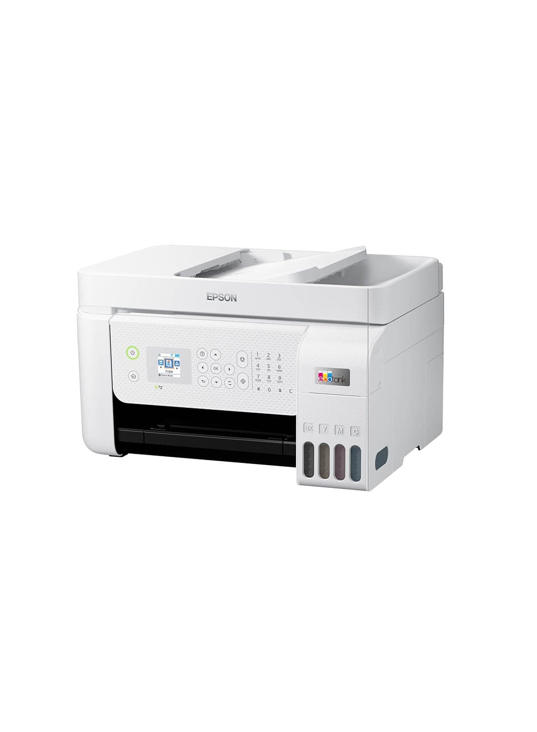 Ecotank L5296 Office Ink Tank Printer, Print, Scan, Copy, Fax, 180 Nozzles Black & 59 Nozzles per Color, Up to 5760 x 1440 DPI Resolution, Epson Micro Piezo Print Head White
