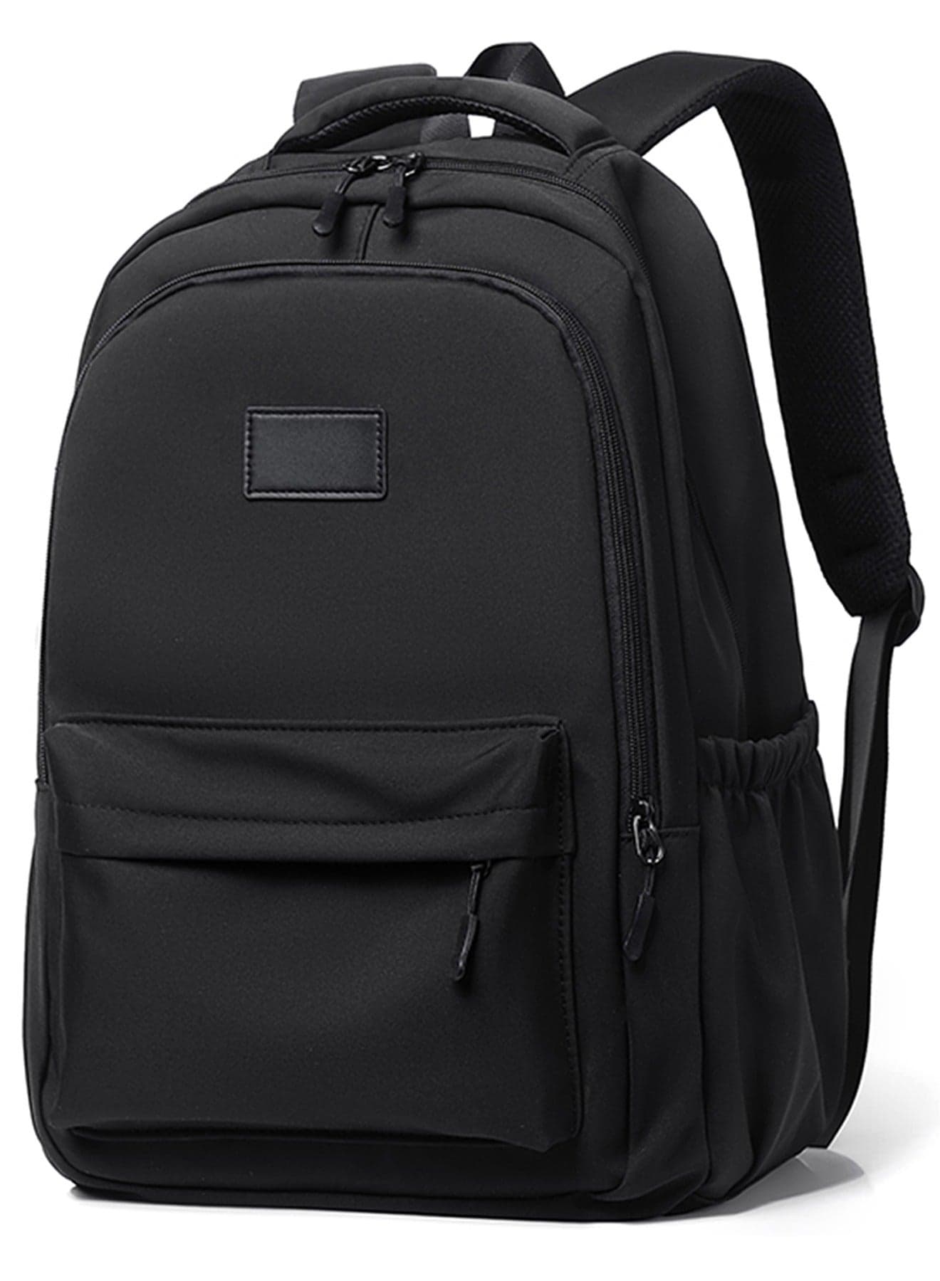 Qiccijoo Travel Laptop Backpack Computer Backpack for Women Men Business Work Backpack Durable Anti Theft College School Computer Bag Fits 17 Inch Notebook & Laptop(Black)