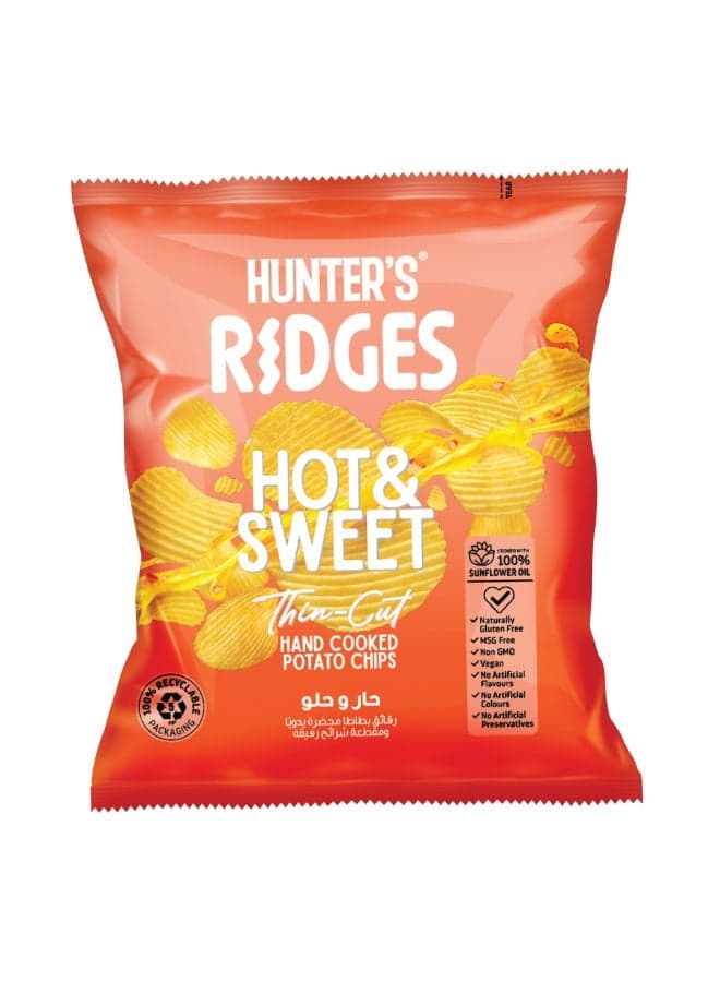 Hot And Sweet Ridges Thin Cut Potato Chips