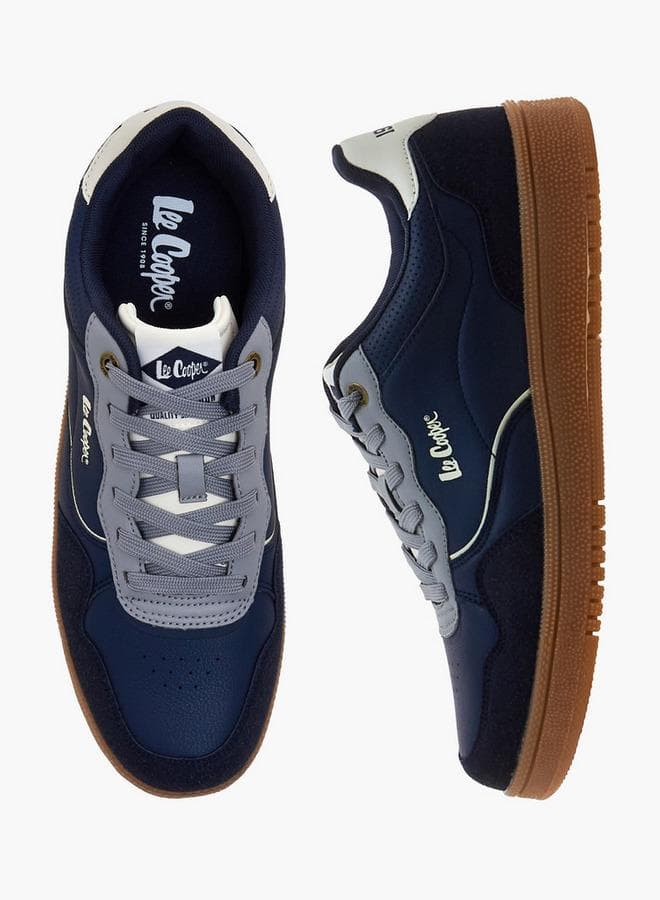 Men Perforated Lace-Up Ortholite Sneakers