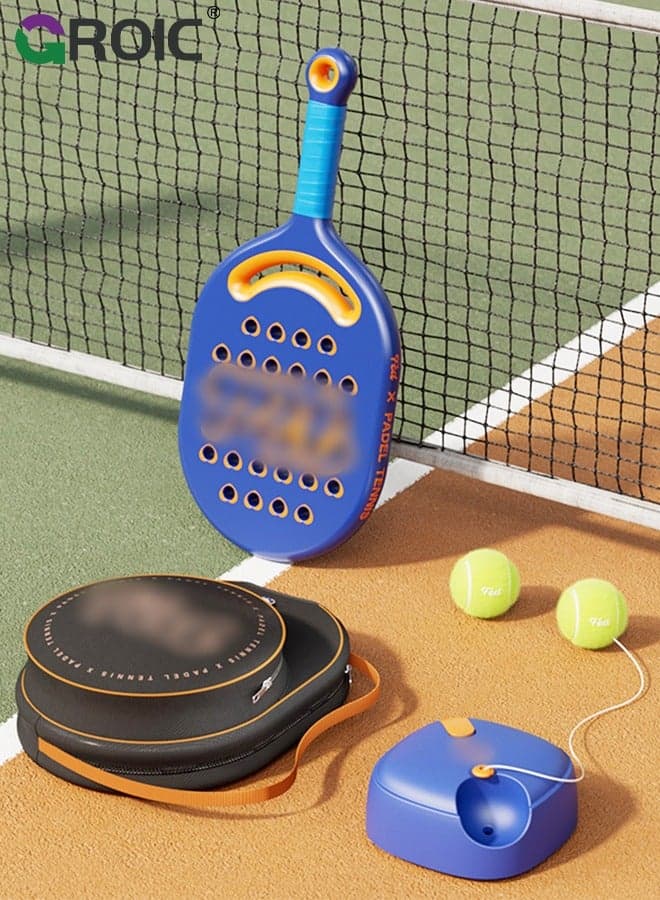 5 Pcs Self-training Tennis, Tennis Rackets Set Non-slip Tennis Ball Trainer, Tennis Trainer Rebound Ball, Tennis Ball Trainer with Cord, Portable Self-training Tennis ball, Tennis training Accessories