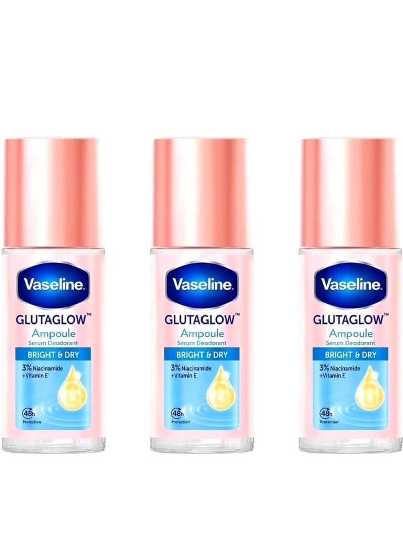 Glutaglow Bright And Dry Ampoule Deodorant 3*45 ML 3pcs