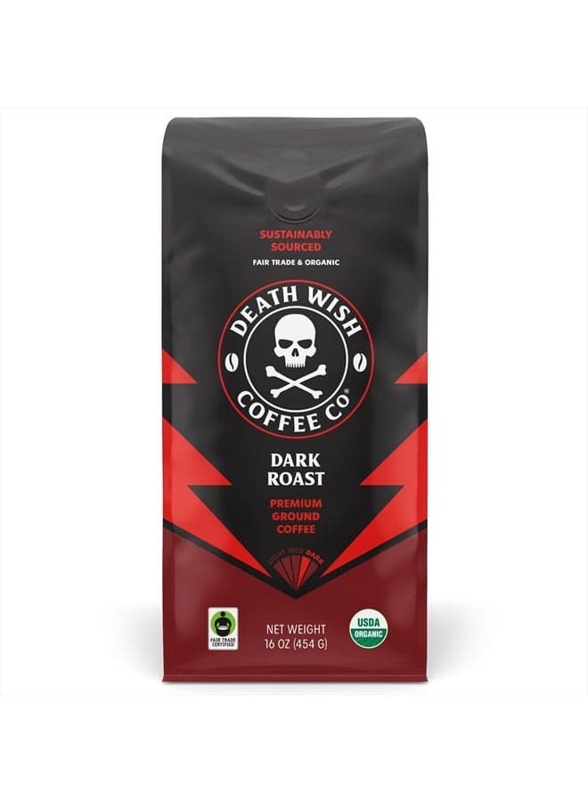 Co., Organic and Fair Trade Dark Roast Ground Coffee, 16 oz
