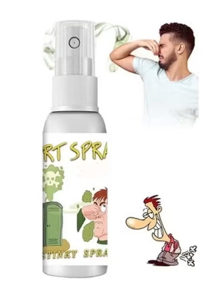 WhiteTricky Long Lasting Smell Funny Spray Joke Toy Have Fun Gift For Boys And Girls 30ML