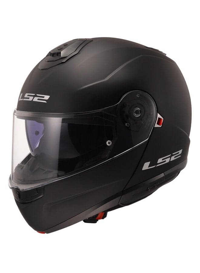 STROBE II Flip-Up Motorcycle Helmet Gloss Black Size M | Full Face Modular Helmet