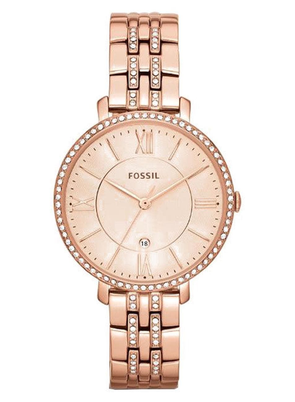 Women Water Resistant Stainless Steel Analog Wrist Watch ES3546 - 36 mm - Rose Gold