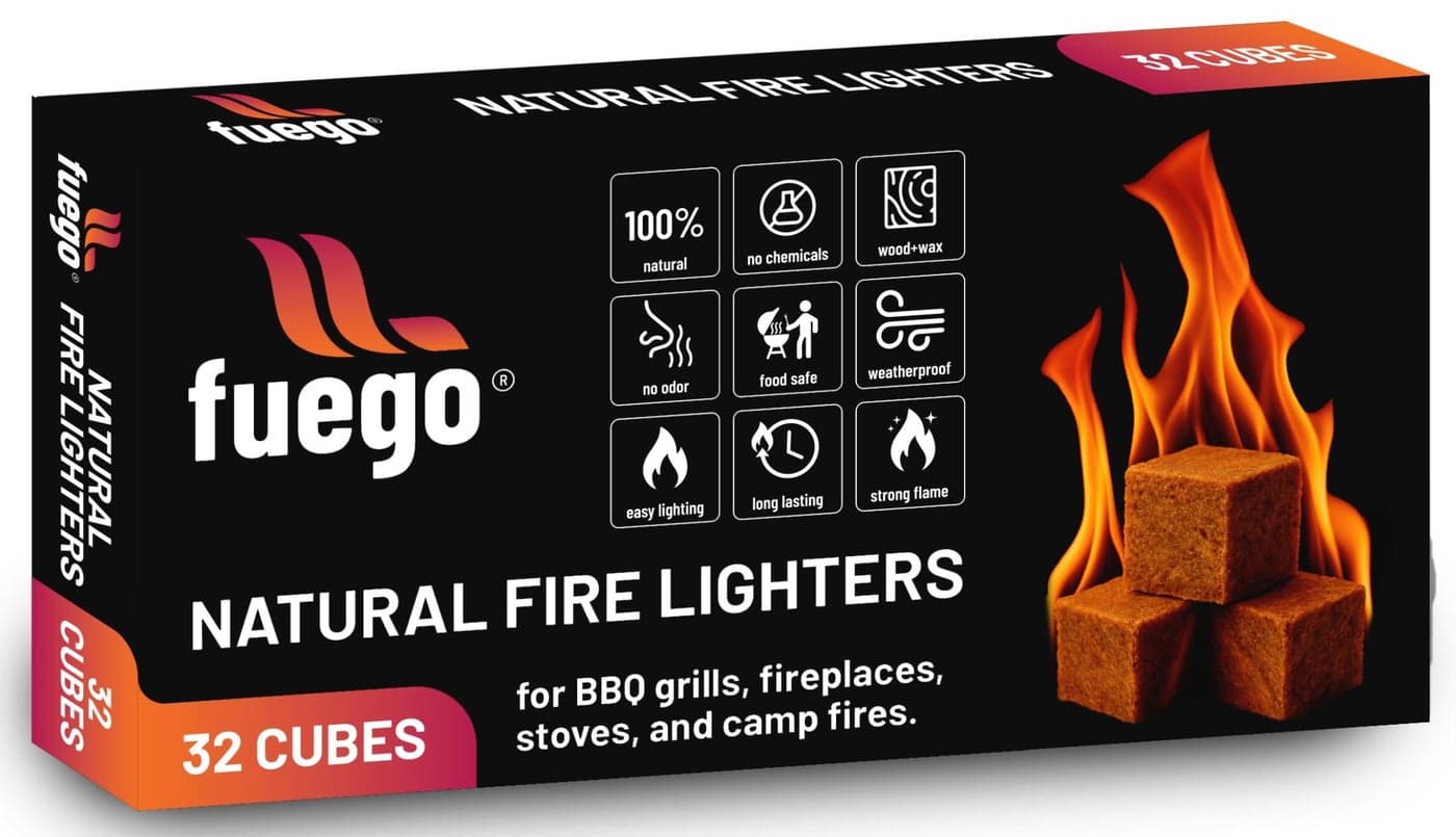 Natural Fire Lighter Cubes (32 Units)