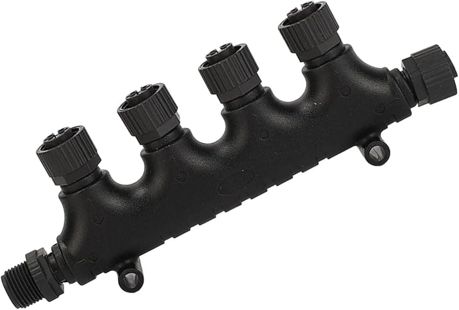 Matsutec NMEA2000 5 Pin 4 Port T Connector High Durability Easy Installation Joiner