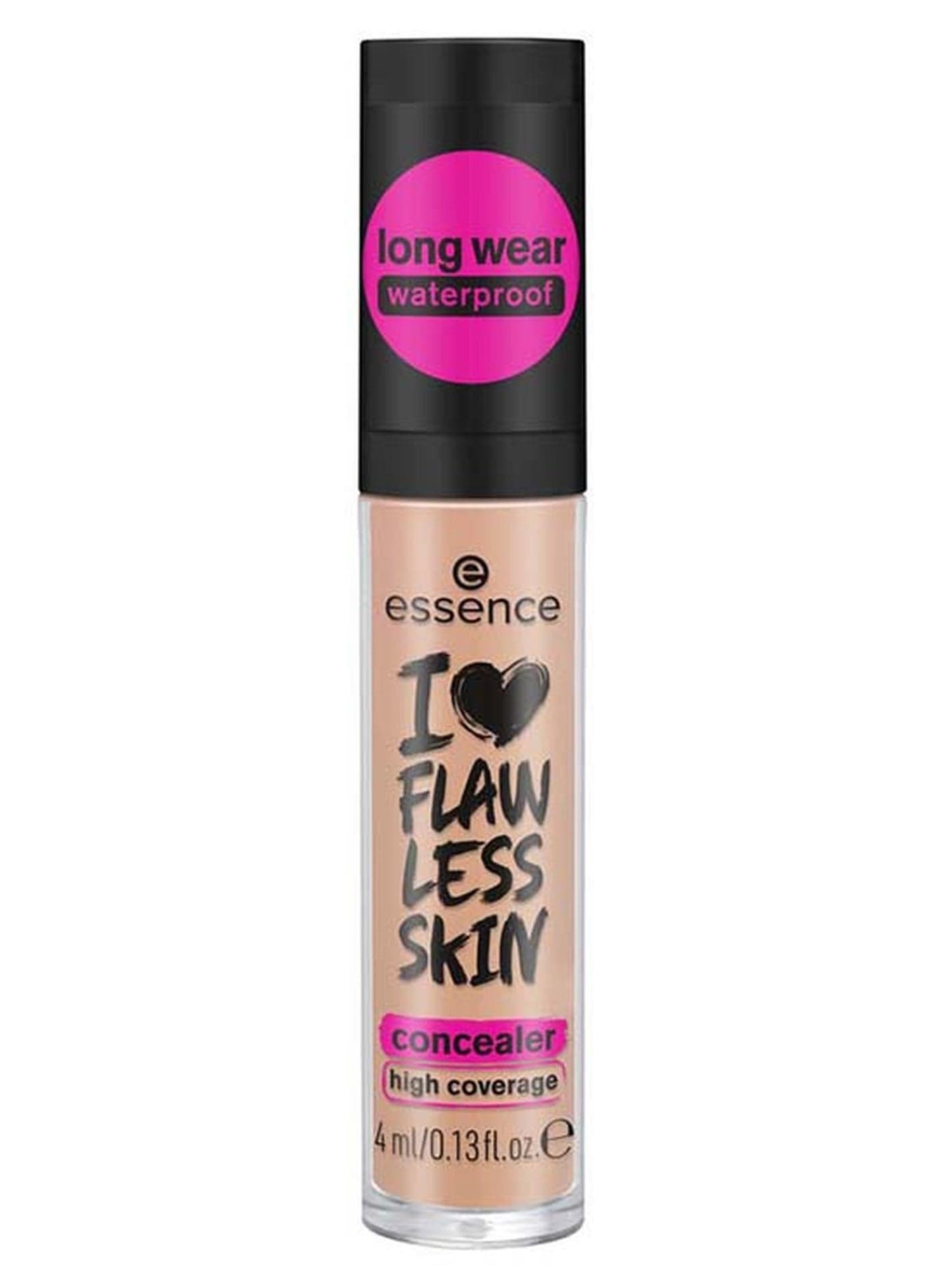 I Love Flawless Skin Concealer | 50 Light Sand | Waterproof Lightweight Coverage Cream for Natural Look | Hydrating Aloe Vera Concealer for Sensitive Skin | 4 ml Light Sand 50