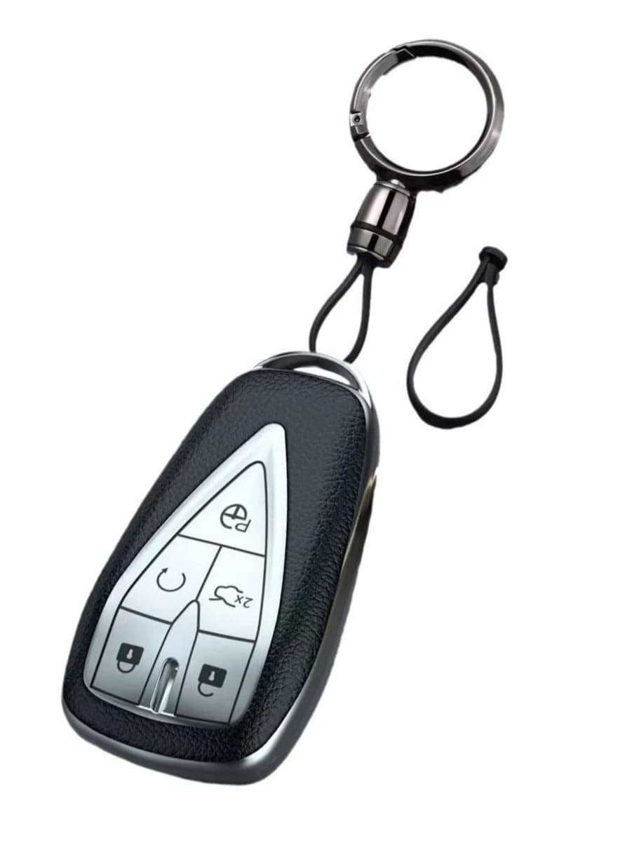 OUYoo For Changan TPU Key Fob Cover Case Shell with Keychain for UNI UNI-T CS75 Eado Plus UNI-K CS85 Alsvin UNI-V0 CS95 CS35 .
