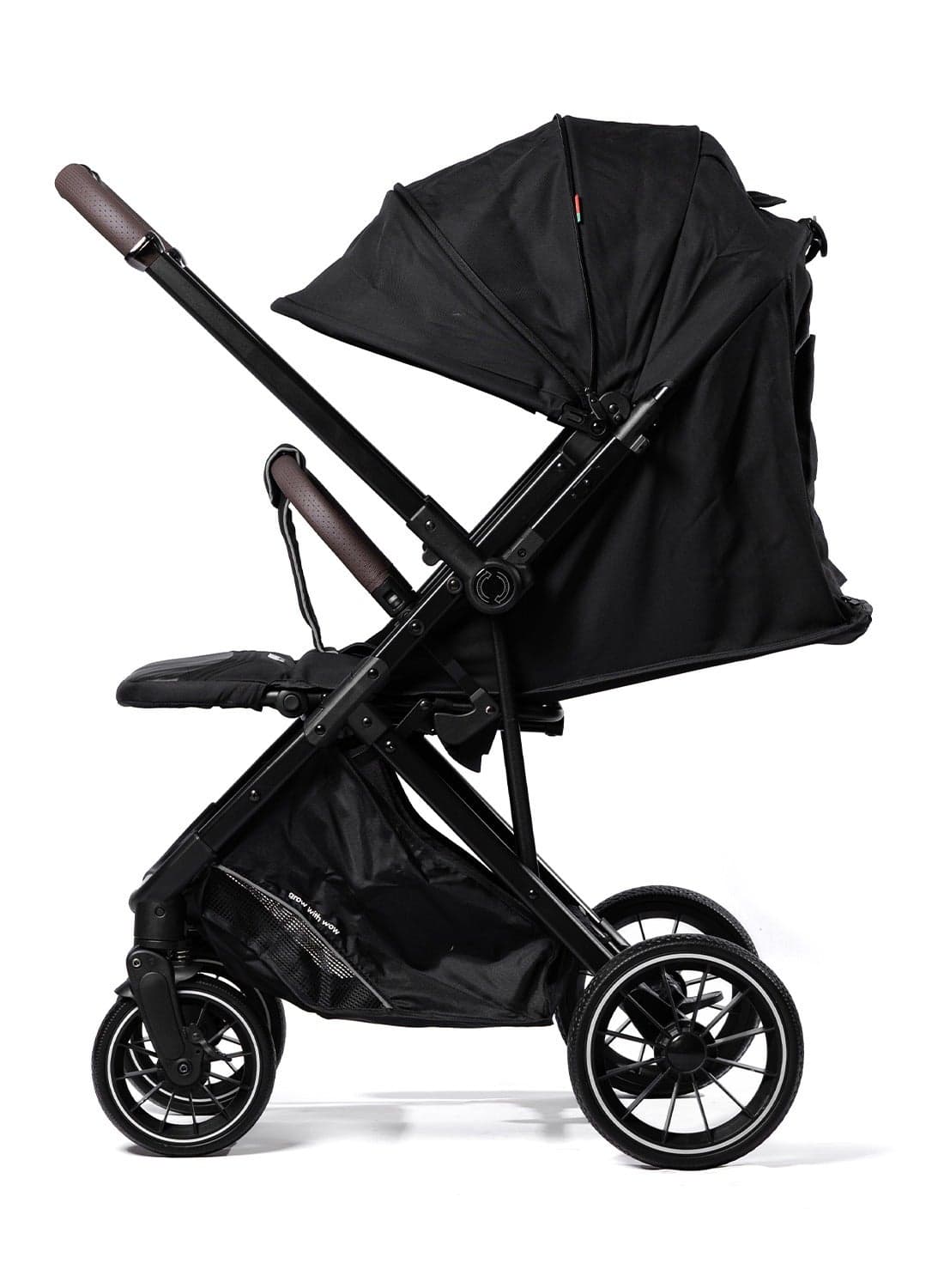 Baby Stroller - Reversible Handle, Comfortable, Foldable Stroller - Newborn Stroller w/All-Scene Large Wheels