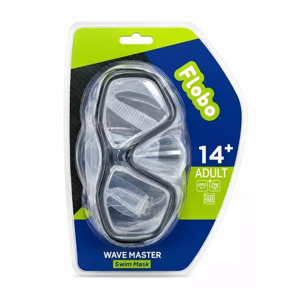 Flobo Wave Master Adult Swim Mask With Thermoplastic Elastomer Frame