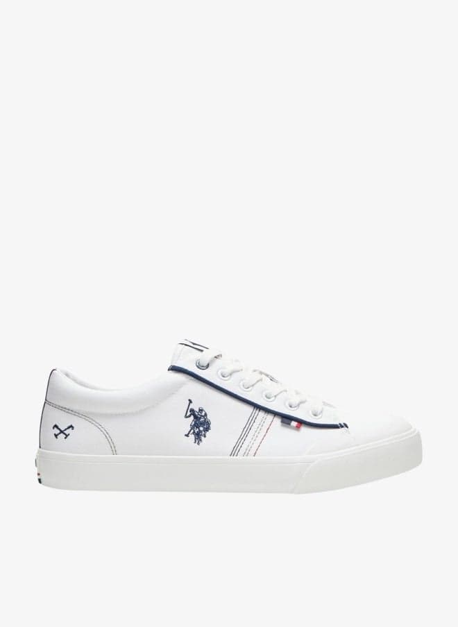 Men's White Classic Low-Top Sneakers,Lightweight Shoes Casual for Everyday Style