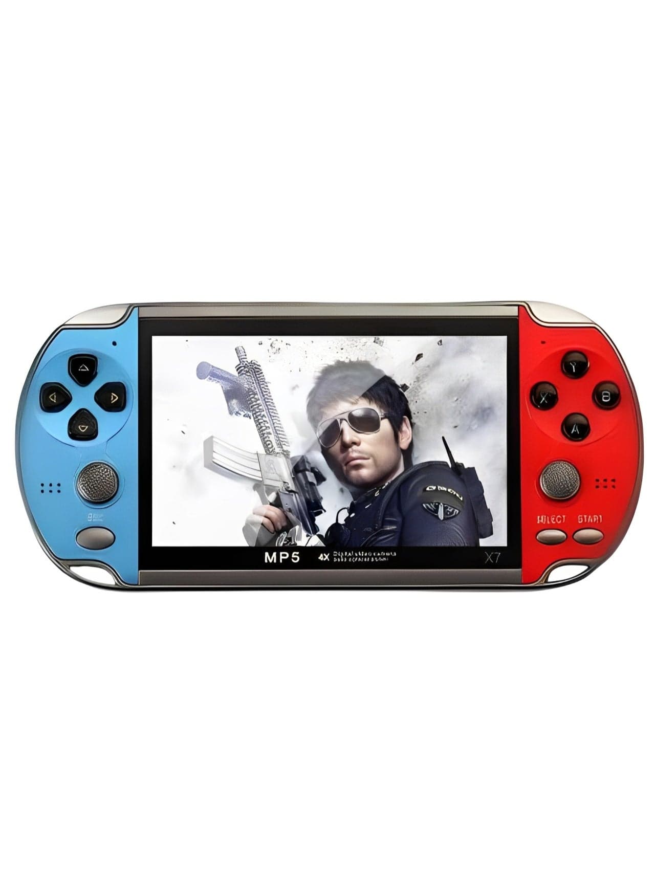 X7 Plus Handheld Retro Gaming Console 4.3″ – Built-in 1000+ Games, 8GB Memory, MP5, Dual Joysticks, TV Connection, Rechargeable Portable Console for Classic Arcade Fun