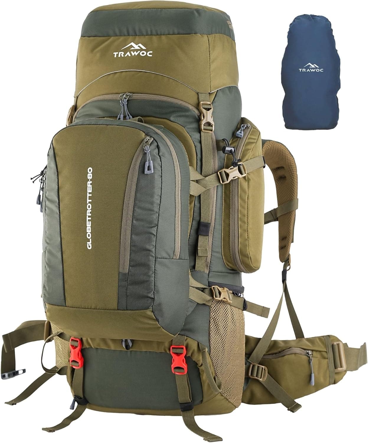 TRAWOC GLOBETROTTER 80L Rucksack Backpack