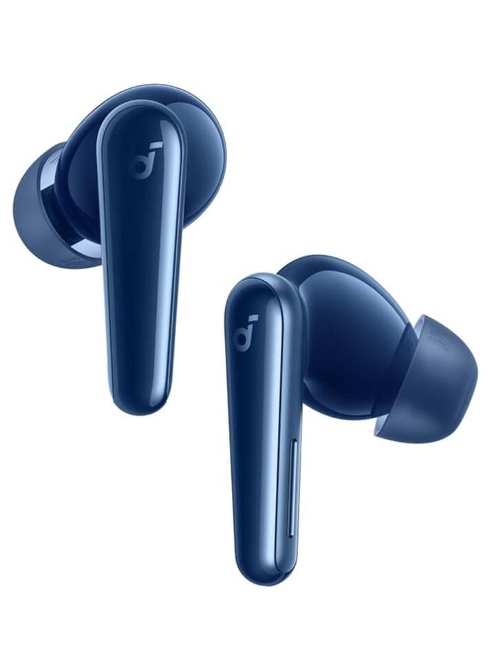 Liberty 5 by Anker, Noise-Cancelling Wireless Earbuds, 2x Stronger Voice Reduction, Real-Time Adaptive Noise Cancellation, Fast Charging, Dolby Audio, 6-Mic AI Clear Calls, Long Battery Life Blue