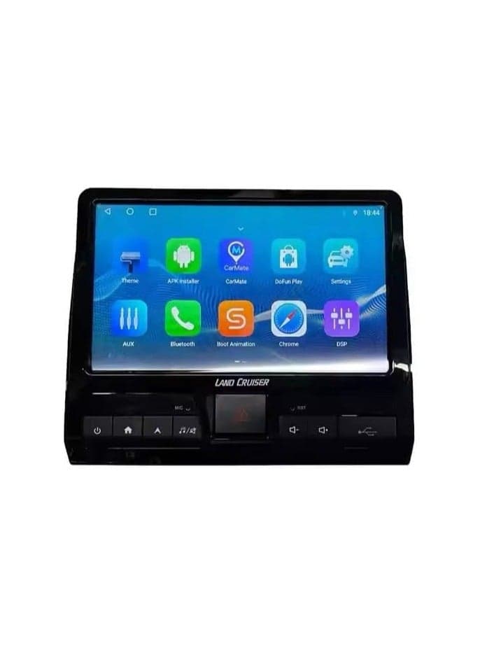 Android Car Stereo for Toyota Pickup LC70 LC75 LC76 LC79 2007-2024 4GB RAM 64GB ROM Support Carplay, M-Link Wi-Fi BT, Radio GPS, 9 Inch IPS.QLED Touch Screen with AHD Camera Included