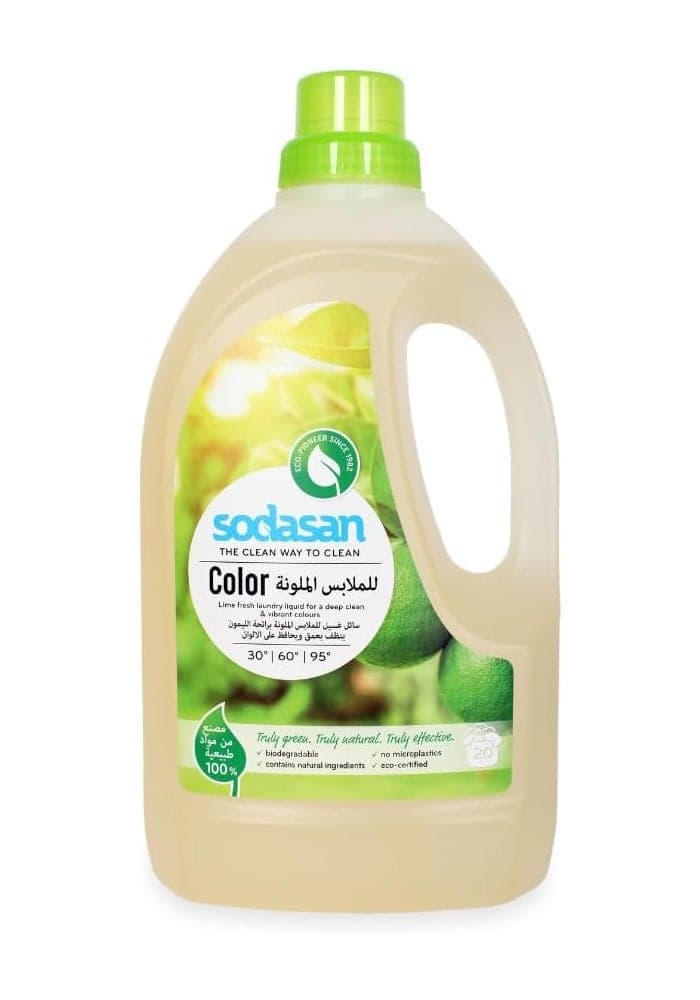 100% Natural Colour Laundry Liquid Lime