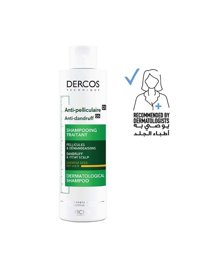 Dercos Anti Dandruff Shampoo For Dry Hair 200ml