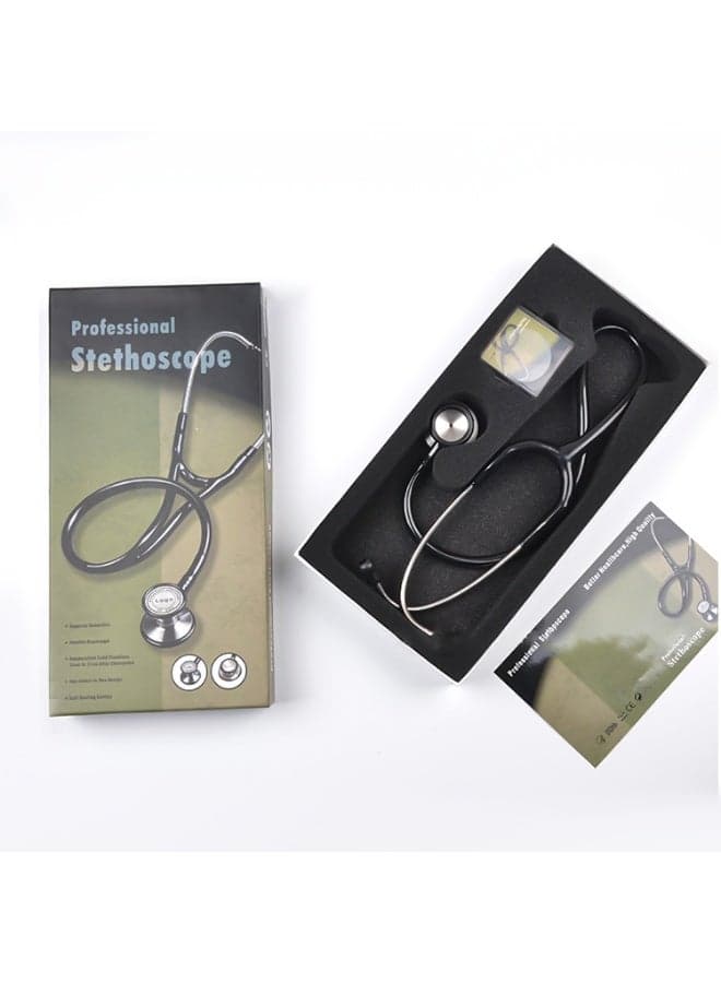 High Performance Stethoscope for Medical Professionals Dual Lumen Tubing Adjustable Diaphragm and Lightweight Design
