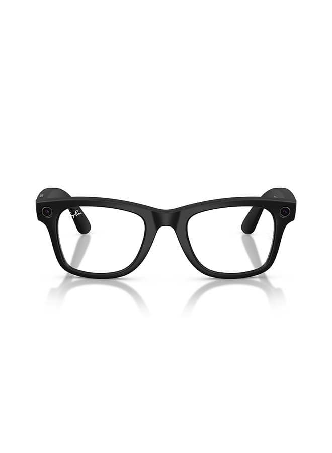 RAY-BAN Wayfarer (Gen 2) Matte Black Frame Clear to Grey Transitions Lens Standard High bridge Matte Black Clear to Grey Transitions