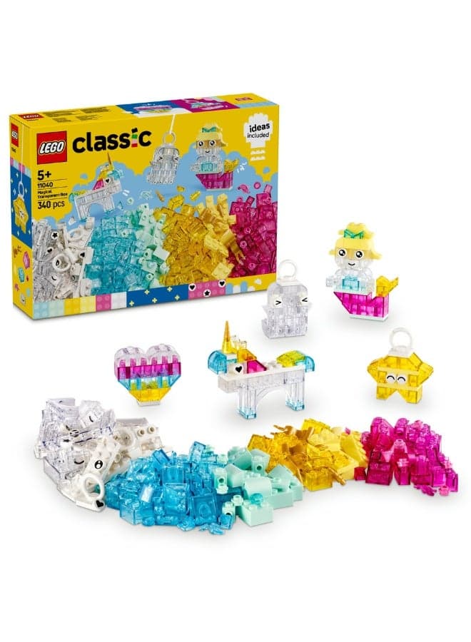 Classic Magical Transparent Box Building Toys Set 11040 (Age 5+, 340 Pieces)