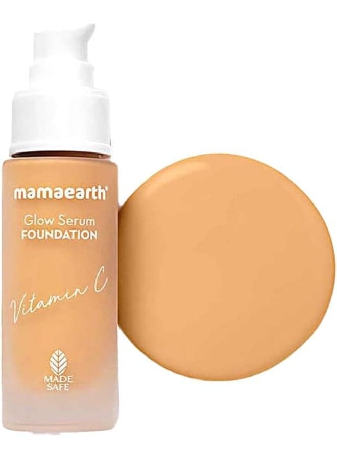 Glow Serum Foundation With Vitamin C And Turmeric For 12-Hour Long Stay 01 Ivory Glow 30 Ml