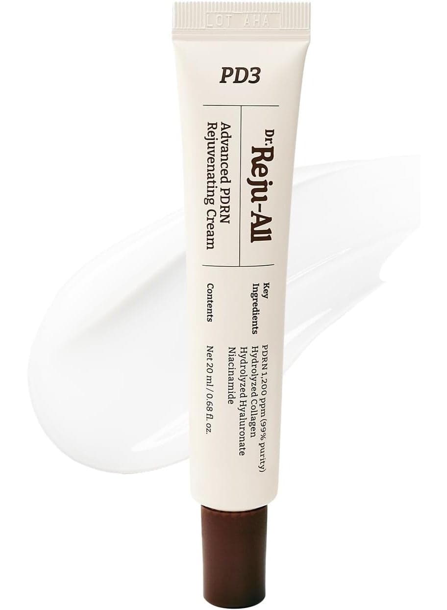 All Advanced PDRN Rejuvenating Cream 20ml | 99% Purity PDRN Salmon DNA, Collagen Gel Skin Repair Cream with Hyaluronic Acid & Niacinamide for Glass Skin | Night Routine Korean Skincare - 20 ML