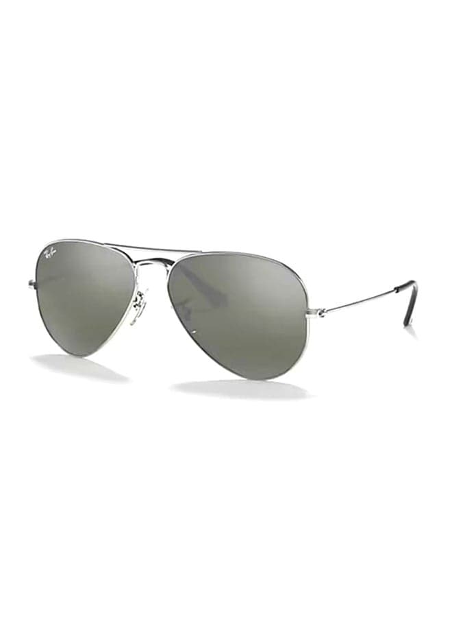 Unisex Aviator Sunglasses - 0RB3025 - Lens Size: 58 mm - Silver