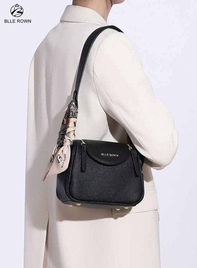 Ladies Handbag Shoulder Crossbody Bag Women Purse with Two Straps Short and Long Strap Multi Use for Daily Work Travel Holiday