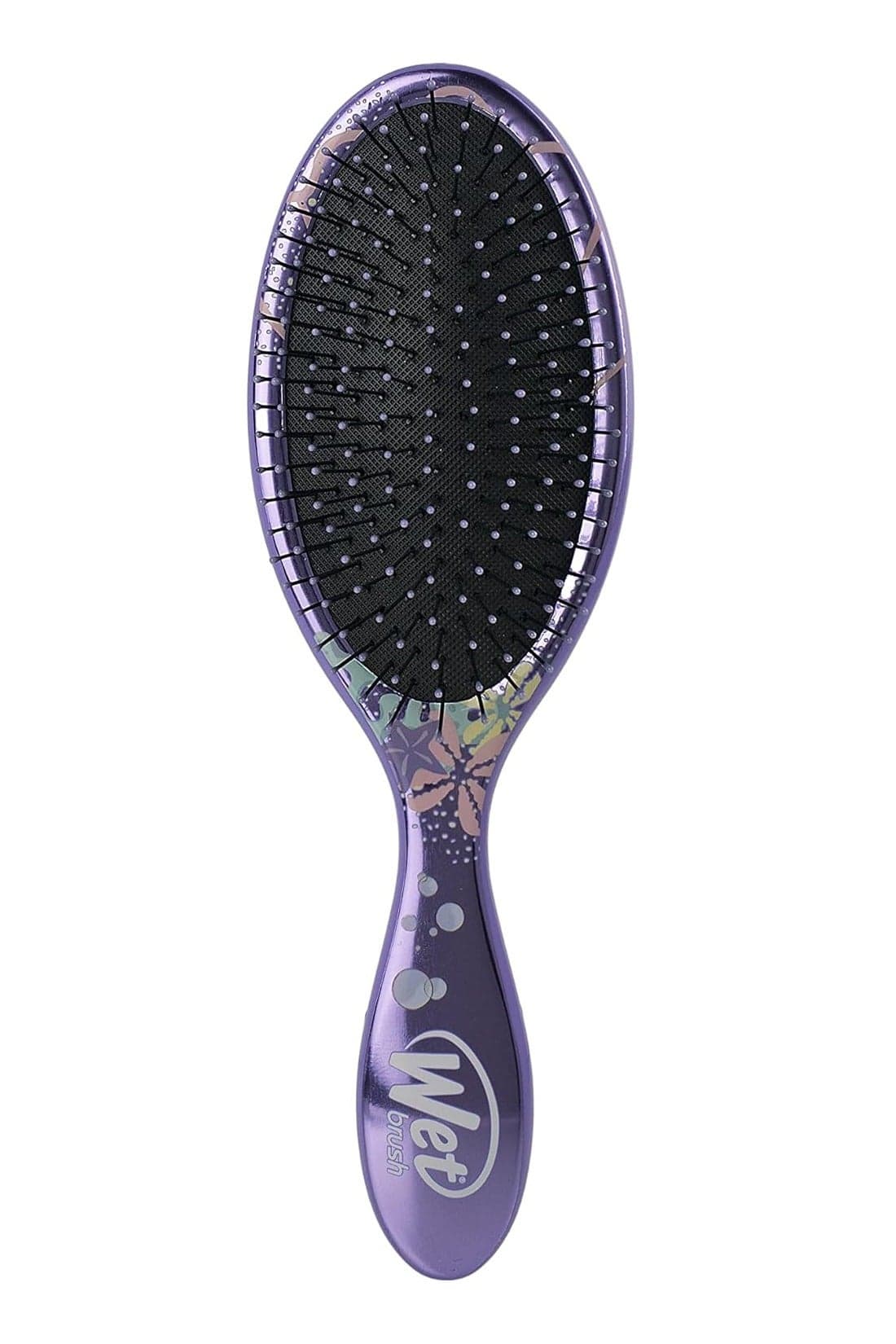 Wet Brush Disney Original Detangler Brush Princess Wholehearted - Ariel, Purple - All Hair Types - Ultra-Soft IntelliFlex Bristles Glide Through Tangles with Ease