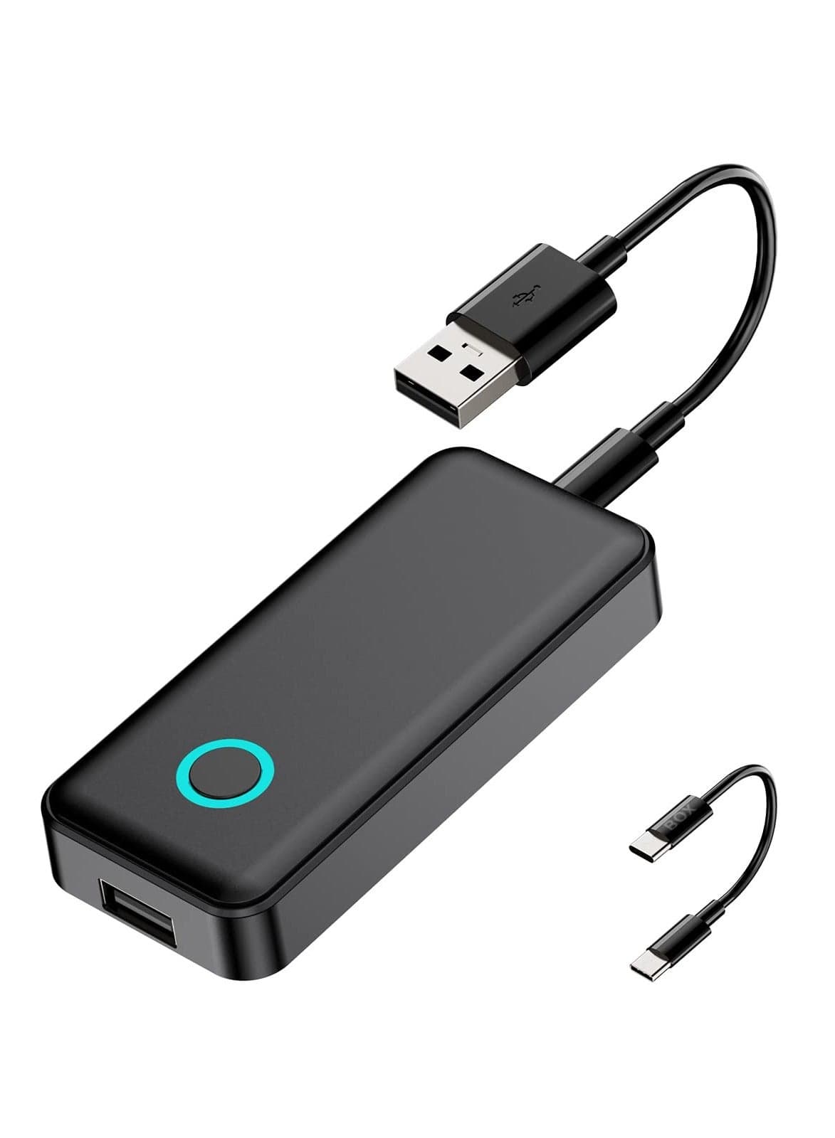 Wireless CarPlay Adapter & Wireless Android Auto Adapter 2 in1, Converts Wired Carplay & AA to Wireless, Auto Reconnect Function, Plug & Play Easy Use Fit for Cars from 2016 above & iPhone and Android