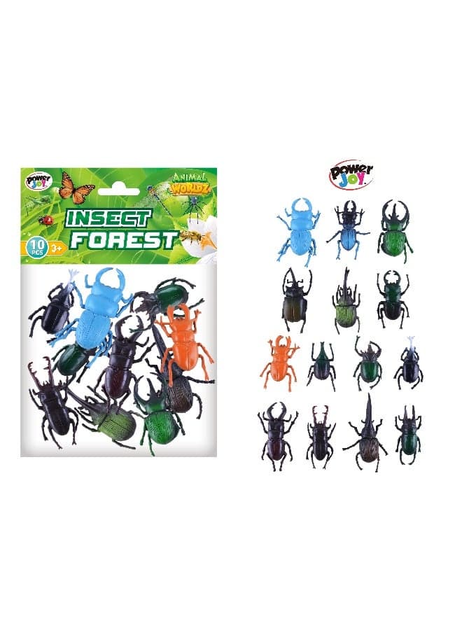Animal Worldz Insects 2 Inch 10 Pieces