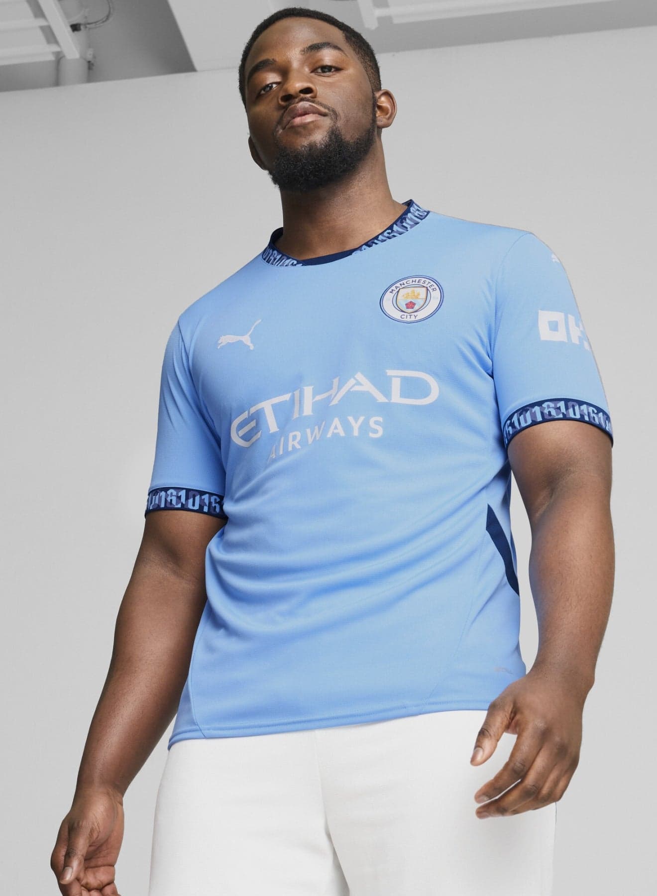 Manchester City 24/25 Mens Blue Home Jersey