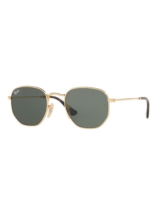 Men UV Protection Hexagon Sunglasses - RB3548N - Lens Size: 54 mm - Gold