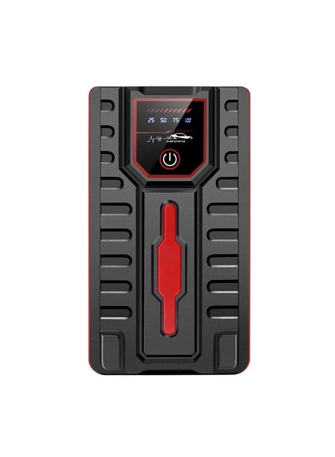 Portable Car Jump Starter 1200A, 49800mAh 12V Battery Booster Power Bank with Smart Clamps, LED Light & USB Charging