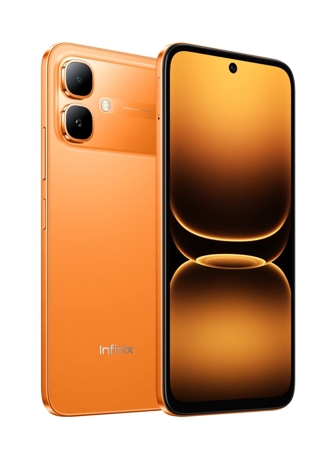Smart 20 X6840B Smartphone 128GB Storage 4GB RAM 4G LTE 6.78-inch HD+ Display 5200mAh Battery Dual Camera - Sunlike Orange