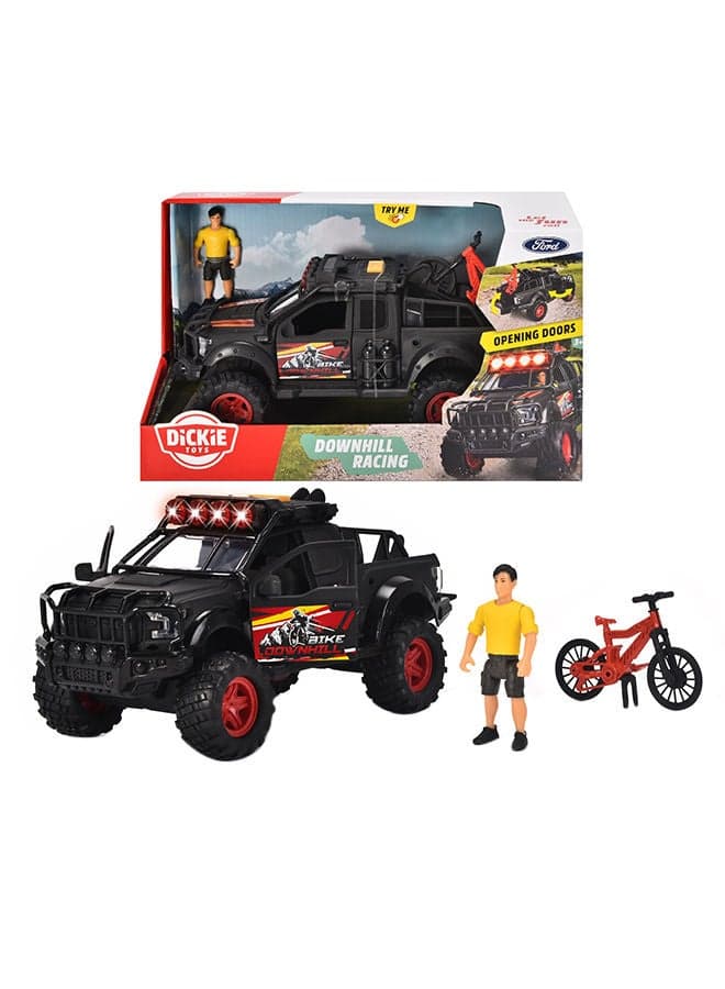 Downhill Racing Ford Truck Toy Vehicle for Kids Ages 3+