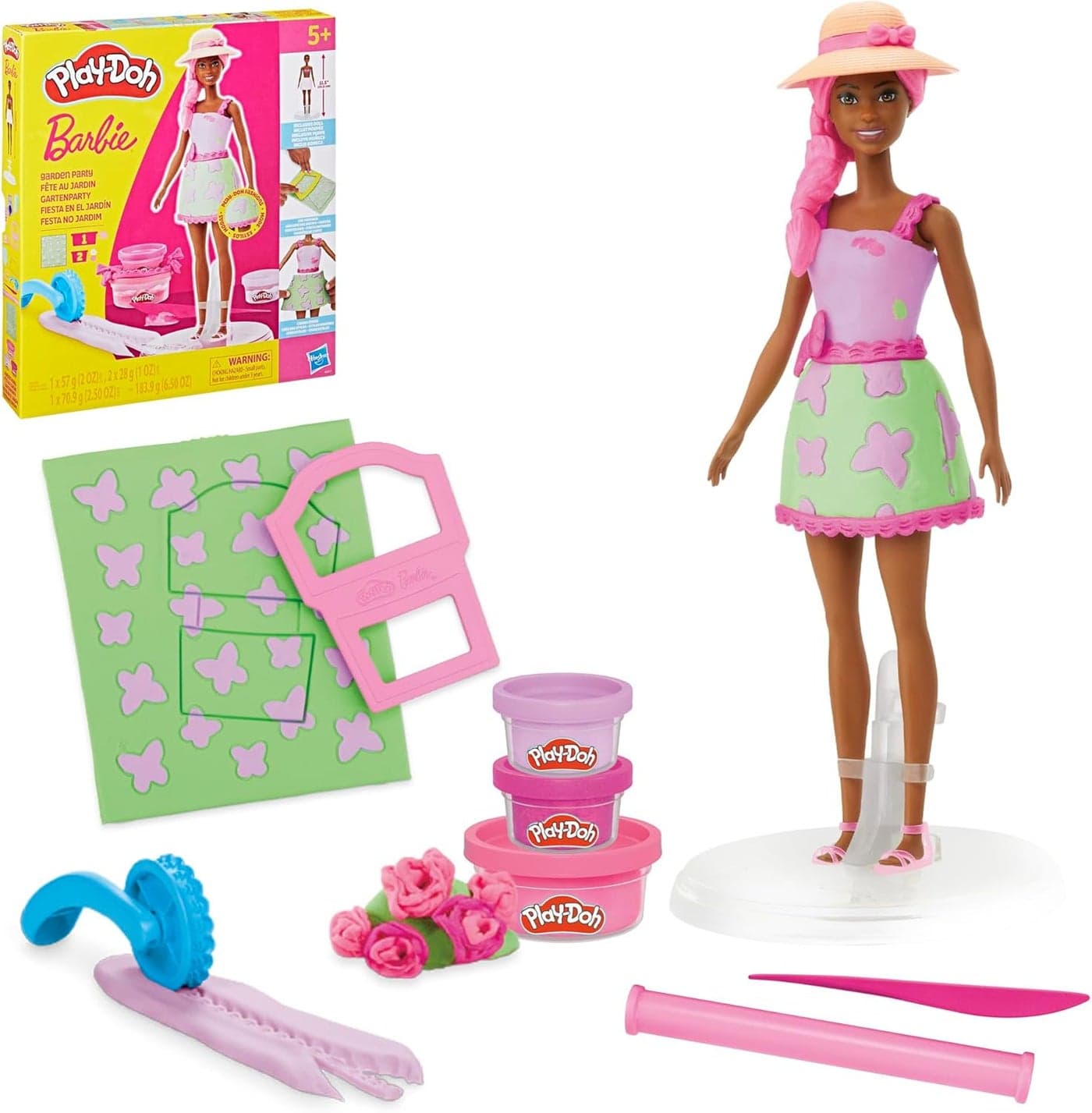Barbie Garden Party Designer Doll with Fashion Accessories and Modeling Compound