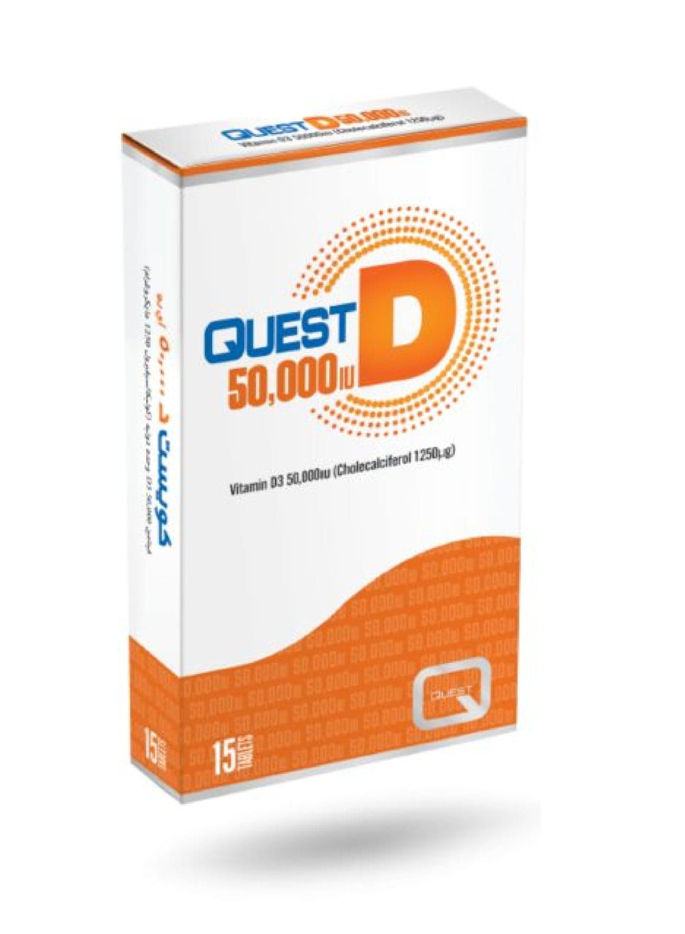 QUEST D 50,000IU TAB 15'S