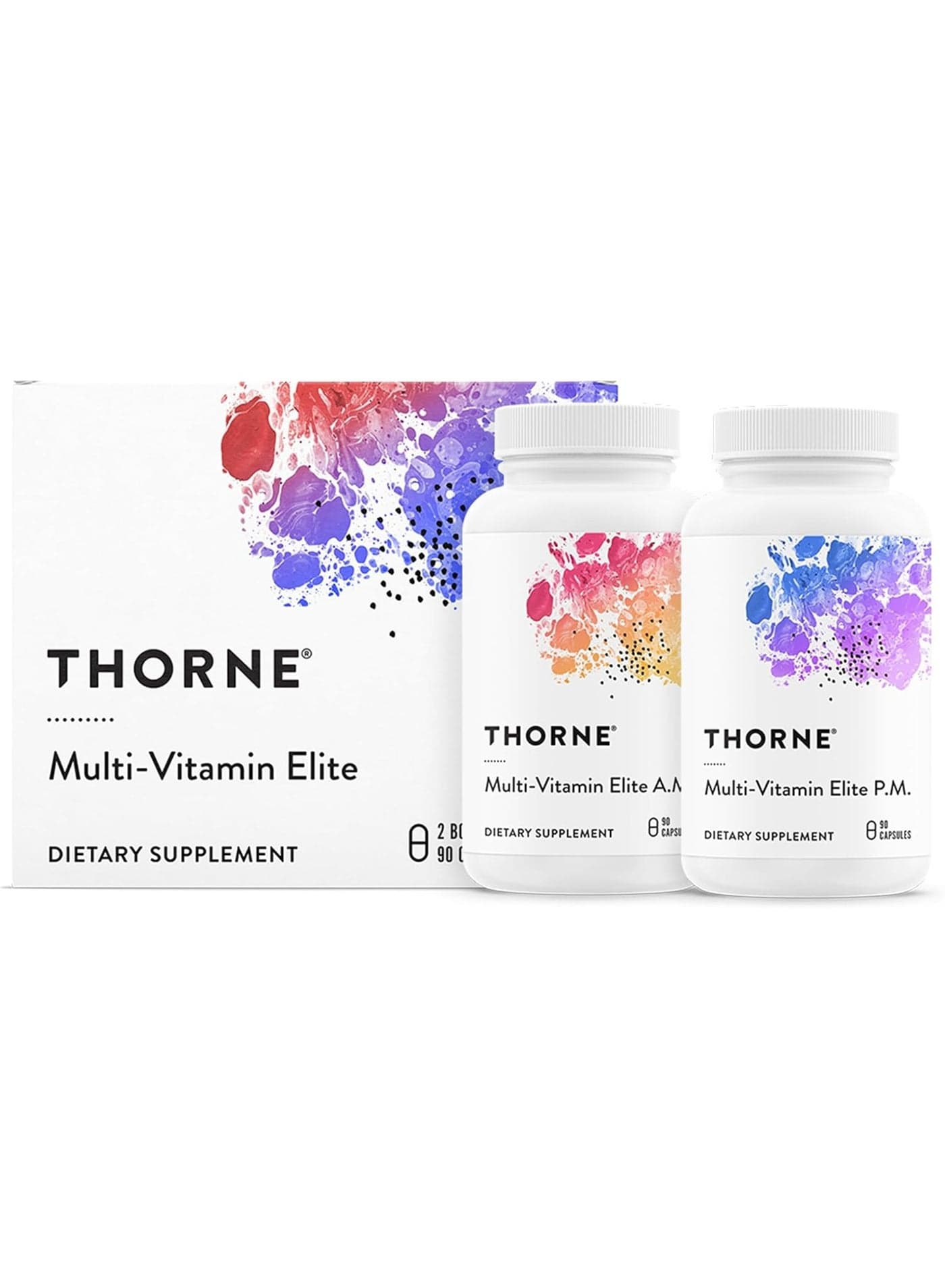 Multi-Vitamin Elite A.M. - Multi-Vitamin Elite P.M. - Dietary Supplement - 60 + 60 Capsules