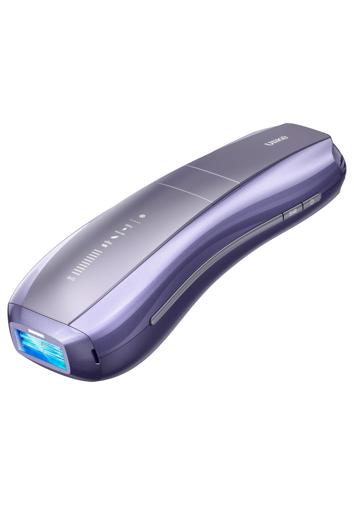 Ulike Air 10 IPL Laser Hair Removal for Women & Men, 65°F Ice-Cooling, Dual Lights, Skin Sensor & SHR Mode for Nearly Painless, Long-Lasting Hair Removal, Includes Leather Case, Purple