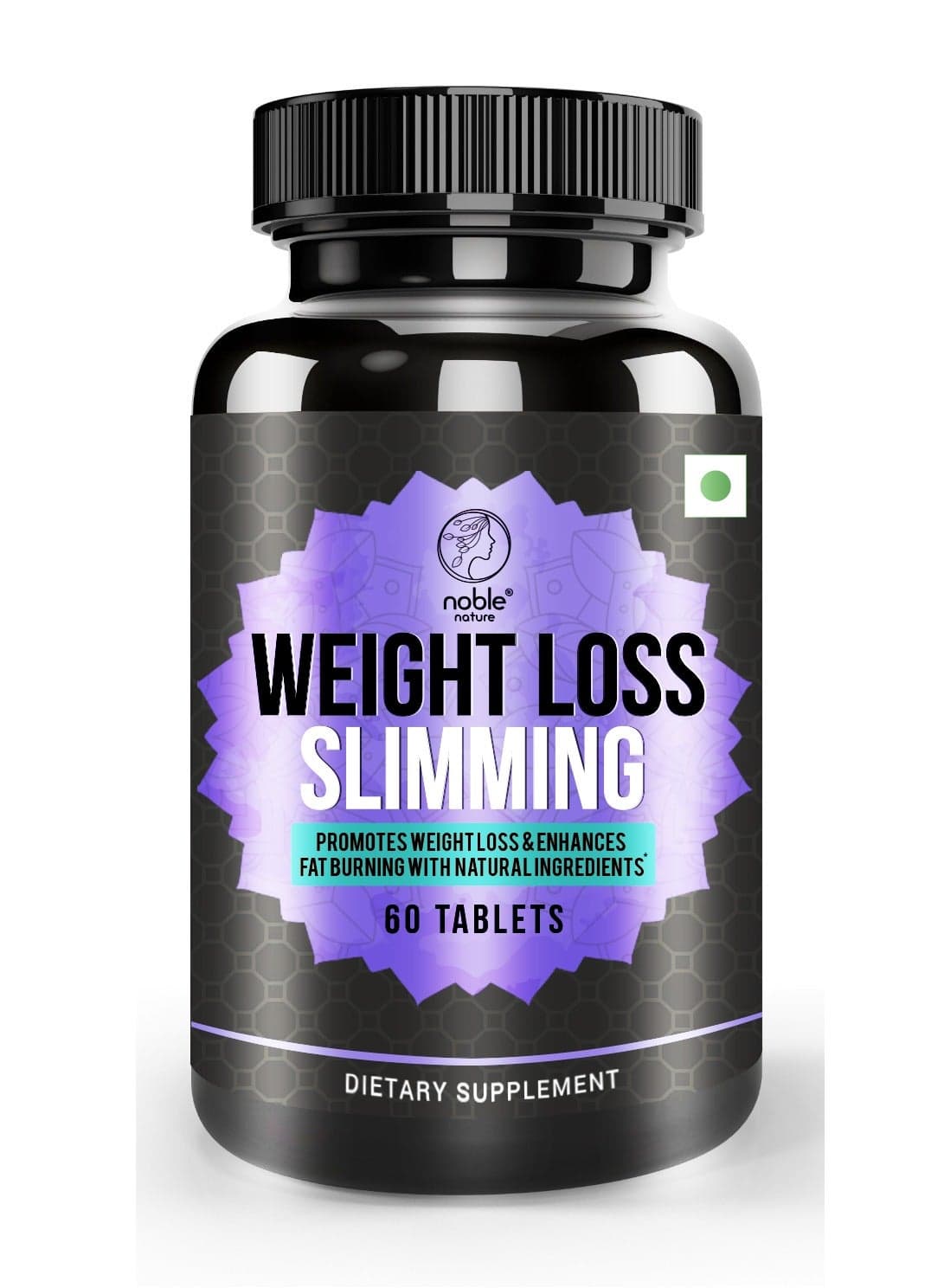 Noble Nature Weight Loss Slimming - 60 Tablets - Promotes Weight Loss and Enhances Fat Burning with Natural Ingredients